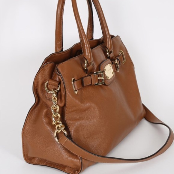 MICHAEL MICHAEL KORS SATCHEL BAG - Cognac - Picture 2 of 5